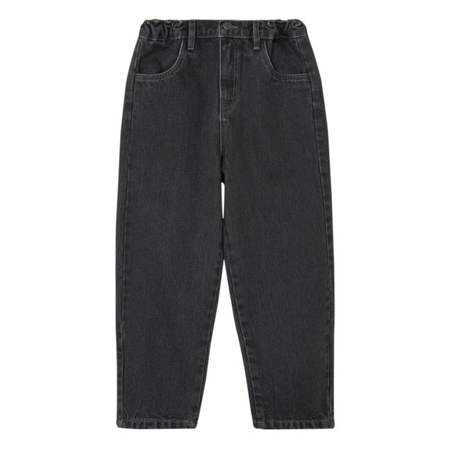 Jeans Straight Bio-Baumwolle | Schwarz