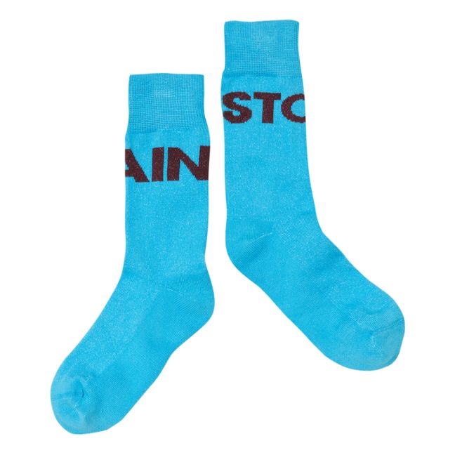 Organic Cotton Socks | Light blue