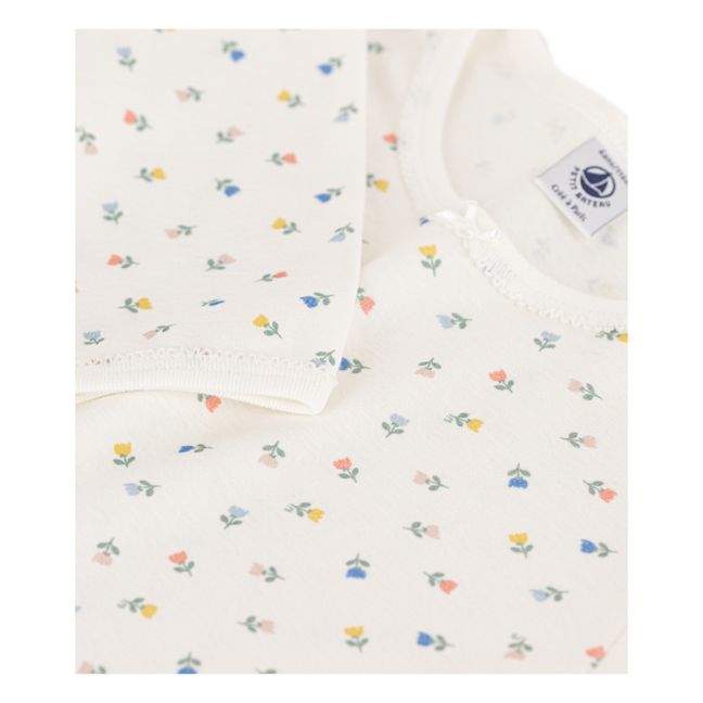 Pyjama-Set Kleine Schleife Bio-Baumwolle | Seidenfarben