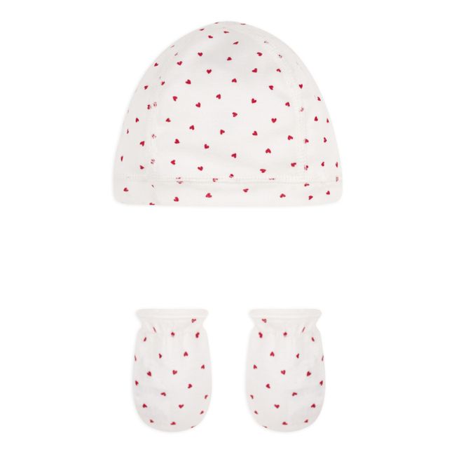Organic Cotton Newborn Hat & Mittens Set | Seidenfarben