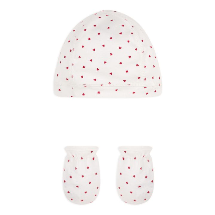 Organic Cotton Newborn Hat & Mittens Set | Crudo- Imagen del producto n°2