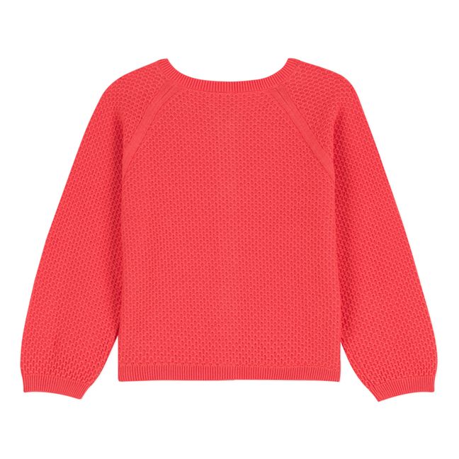 Cardigan de punto suzette | Rosa