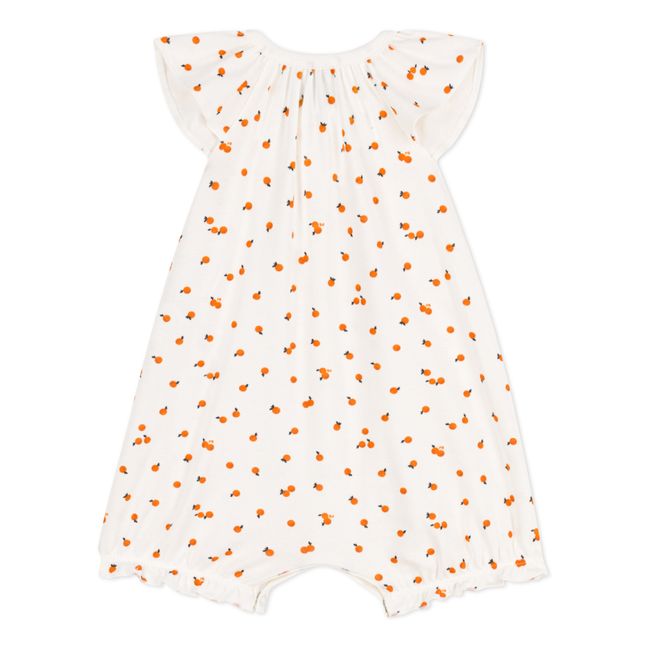 Traje corto con estampado de naranjas | Crudo