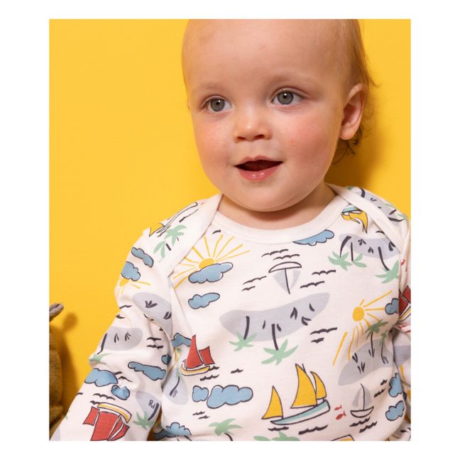 Overall Pajamas Organic Cotton Explorer Pyjamas | Seidenfarben