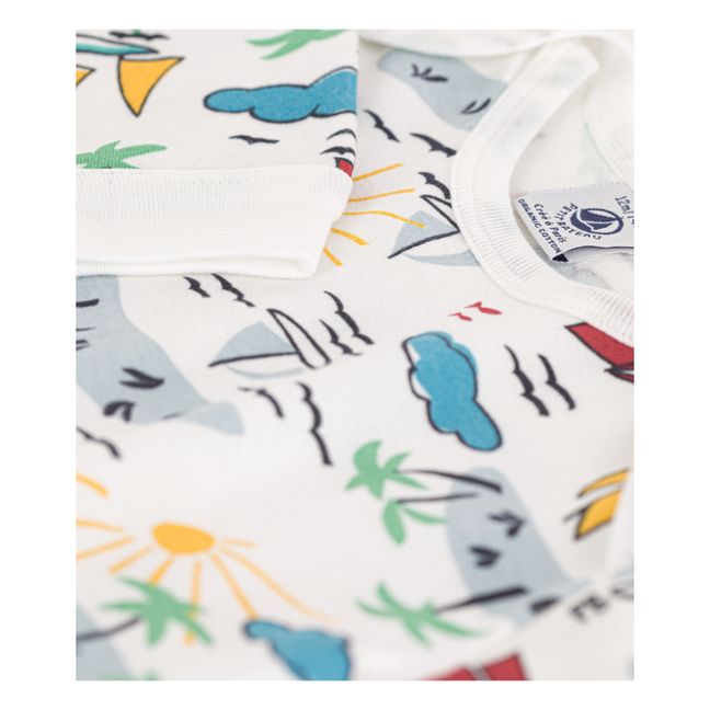 Overall Pajamas Organic Cotton Explorer Pyjamas | Seidenfarben