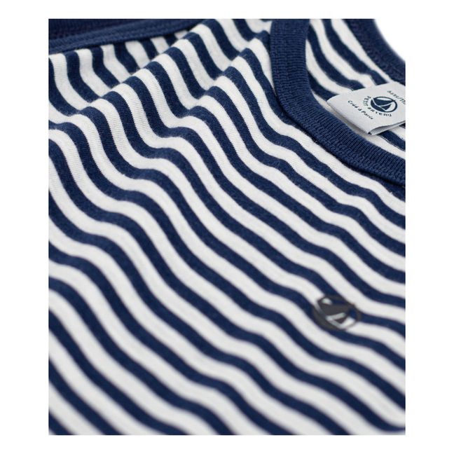 Robe Sans Manches en Maille | Bleu marine
