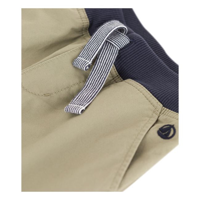 Cotton Bermuda Shorts | Khaki