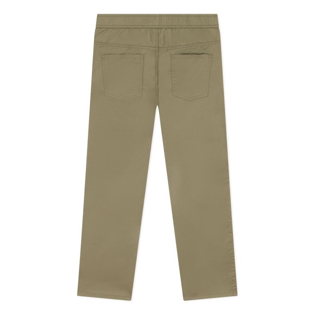 Pantalon en Serge de coton | Khaki