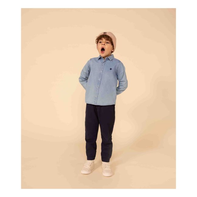 Hemd Denim Bio-Baumwolle | Blau
