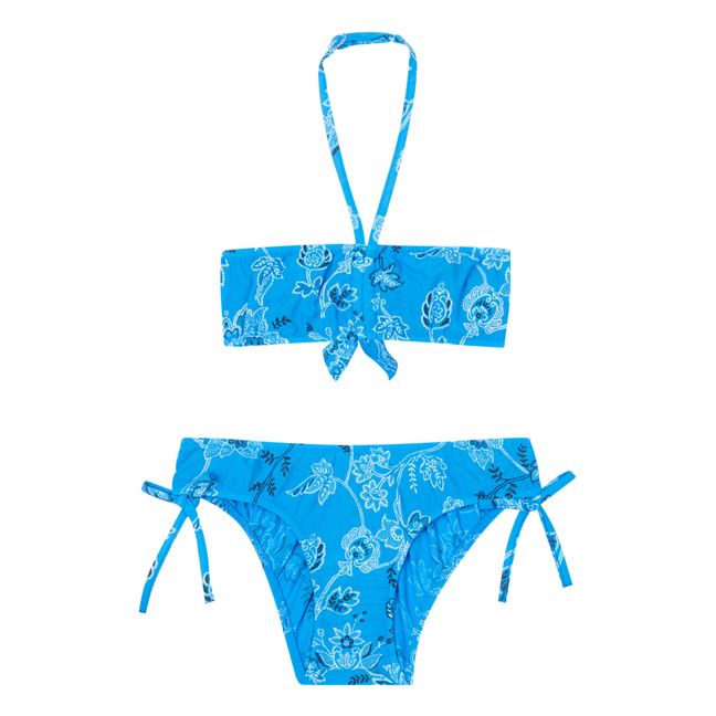 Bikini estampado Marathi | Azul