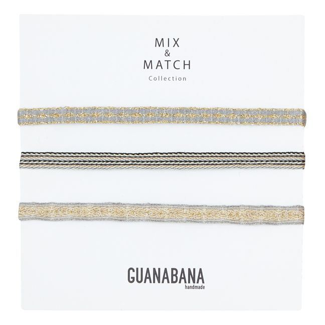 Set of 3 Argantina 120 Bracelets | Grey