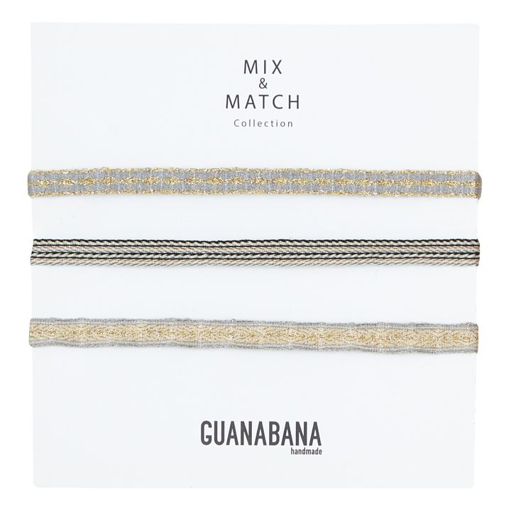 Set 3 Armbänder Argantina 120 | Grau- Produktbild Nr. 0