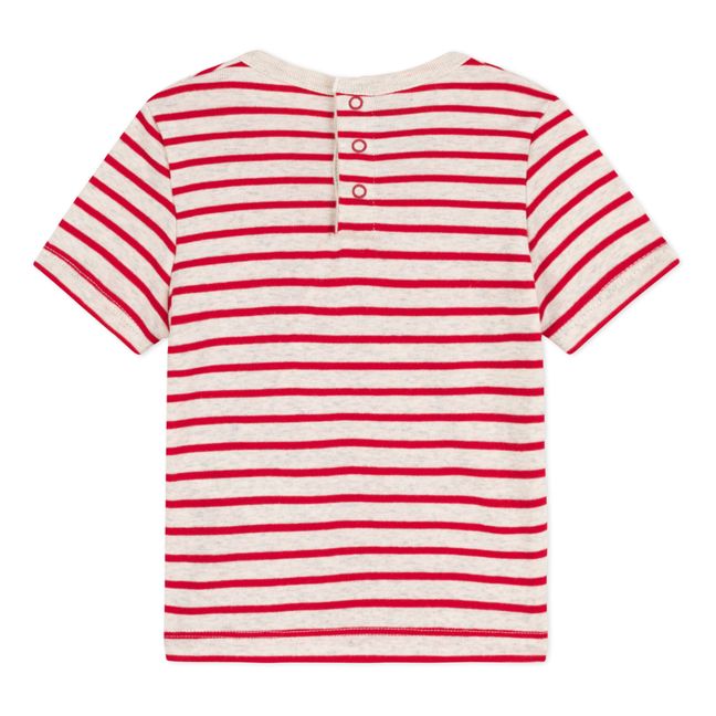 Short Sleeve Heather T-Shirt | Red