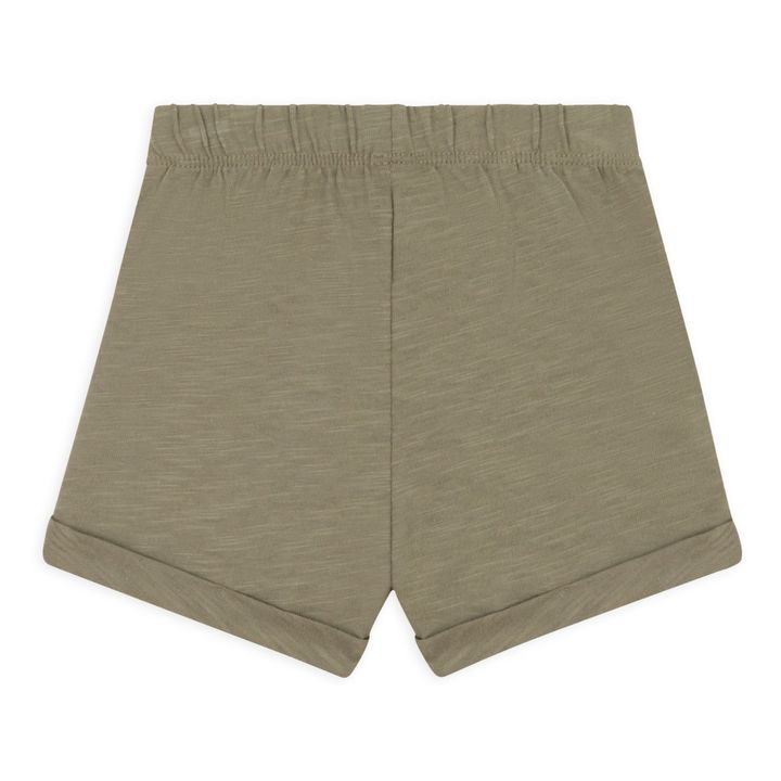 Pantalón corto de algodón orgánico | Khaki- Imagen del producto n°2