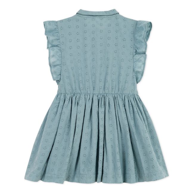 Broderie Anglaise Dress | Blue