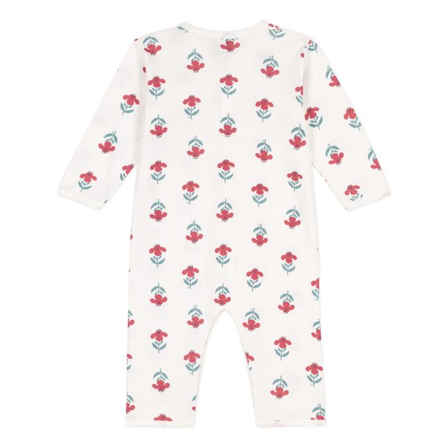 Floral Organic Cotton Footless Pajamas | Seidenfarben