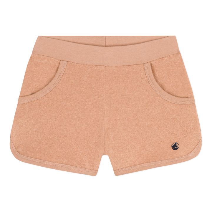 Organic Cotton Terry Shorts | Dusty Pink- Product image n°0
