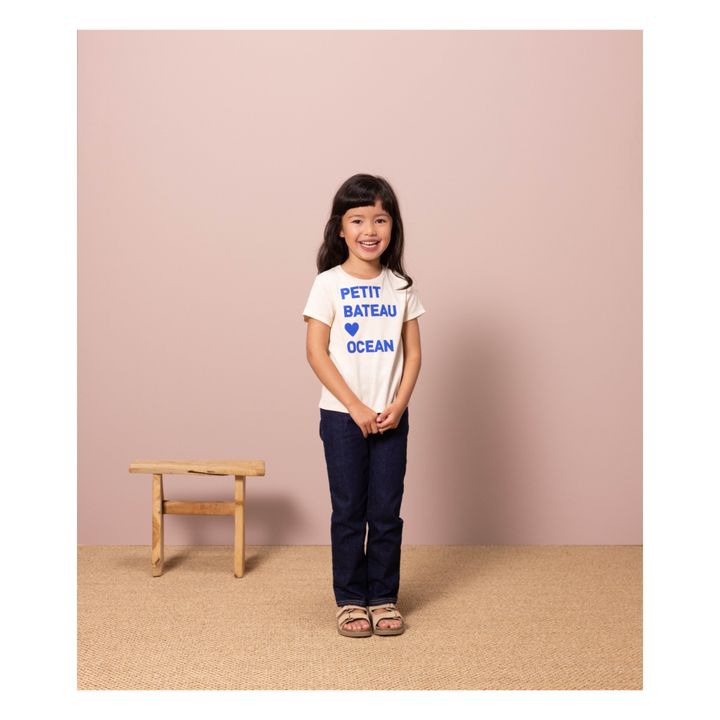 T-Shirt Ocean kurzärmelig bedruckt Bio-Baumwolle | Seidenfarben- Produktbild Nr. 1