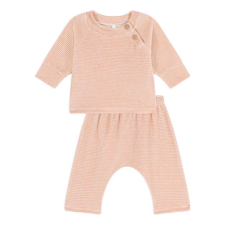 Velvet Pyjama Set | Pink- Product image n°0