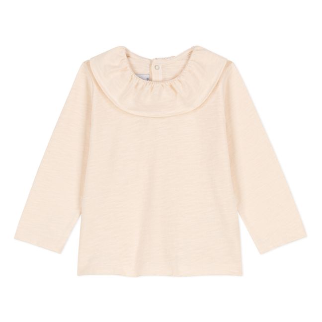Blouse Manches Longues Jersey | Ecru