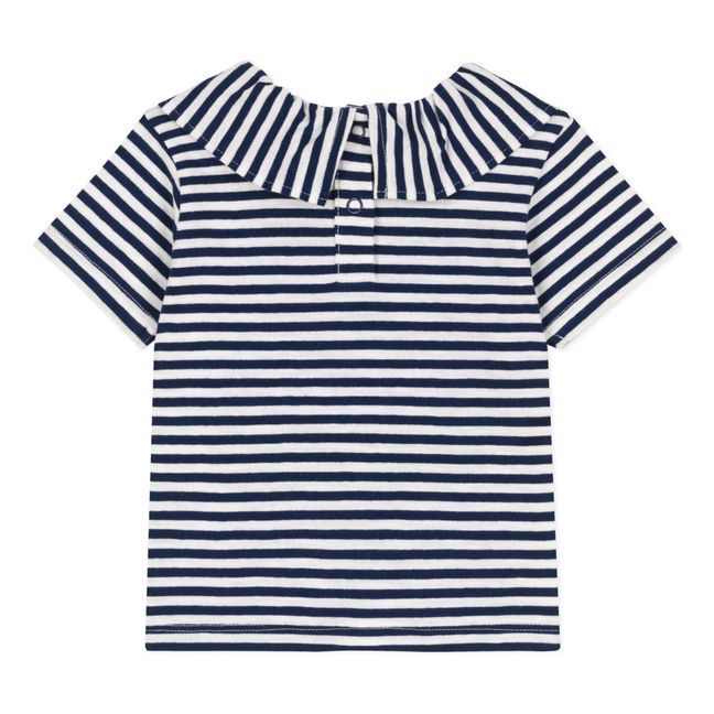 Blouse Manches Courtes Jersey | Navy