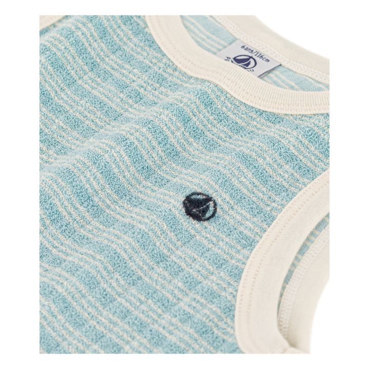OrganicTerry Cloth Tank Top | Azul Cielo- Imagen del producto n°1