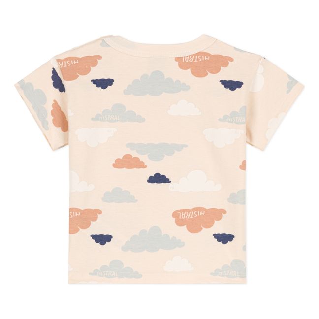 Short Sleeve Printed Jersey T-Shirt | Ecru