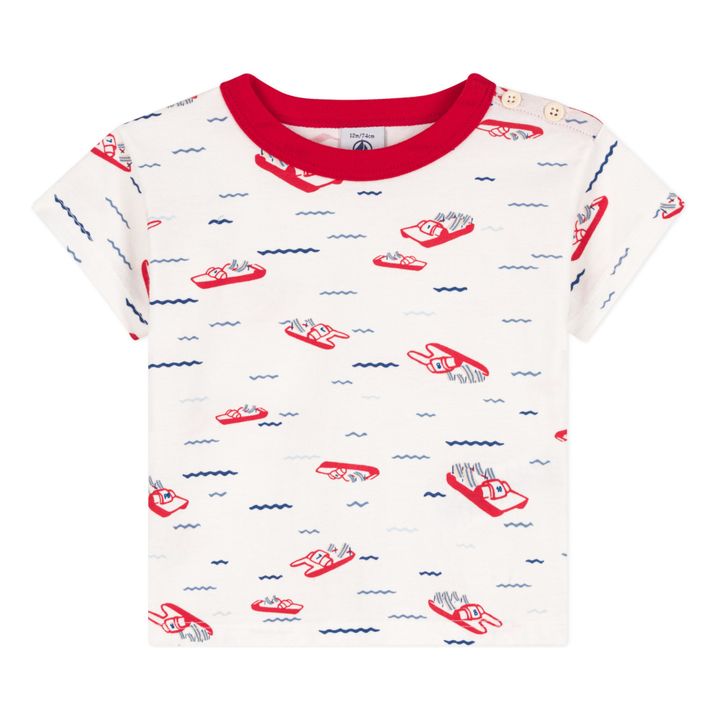 Pedal Boat Short Sleeve Jersey T-Shirt | Rojo- Imagen del producto n°0