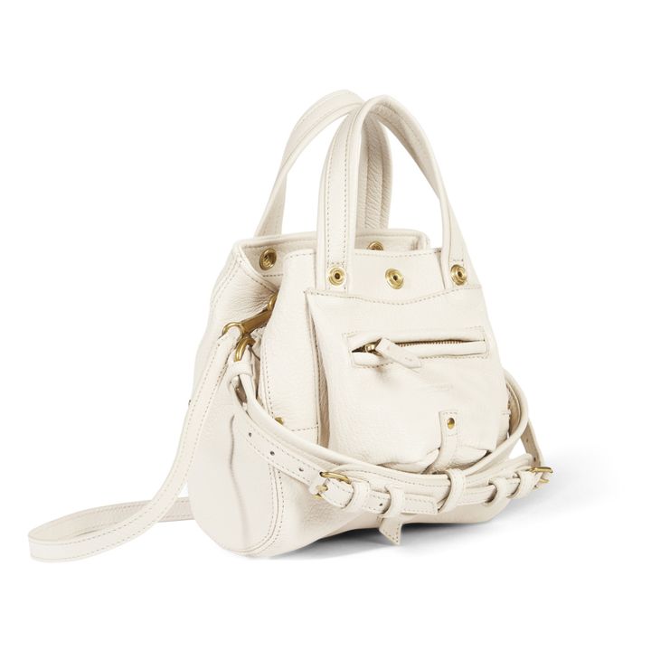 Billy Nano Goatskin Leather Handbag | Cream- Product image n°3