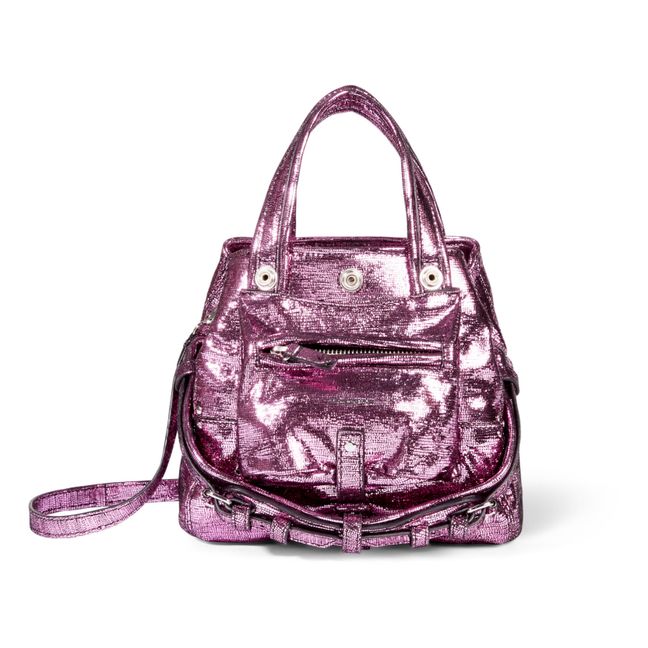 Tasche Billy Nano Ziege Lamé | Rosa