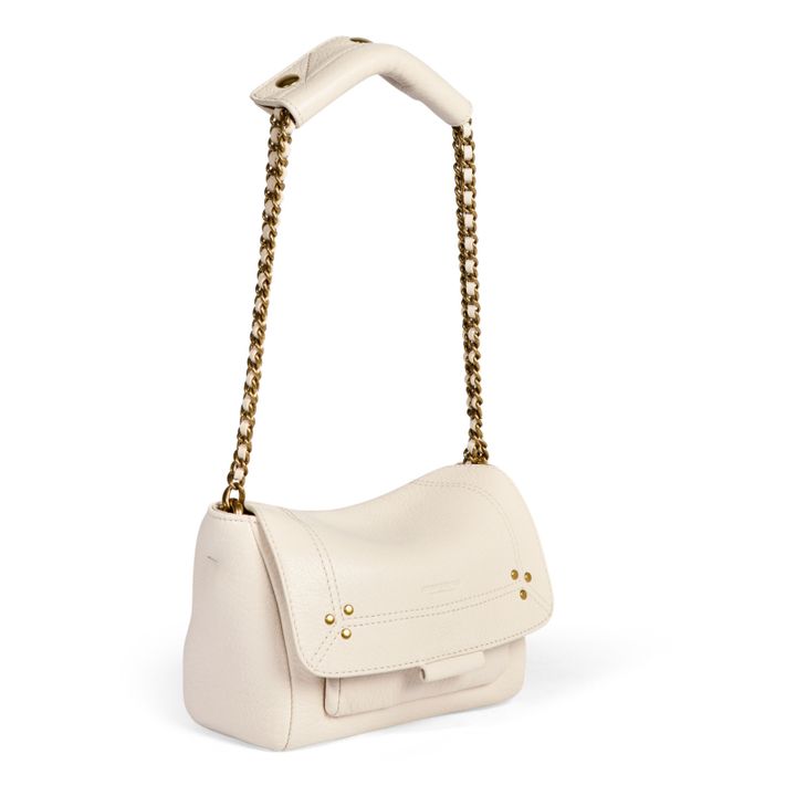 Lulu S Goatskin Leather Bag | Cream- Product image n°4