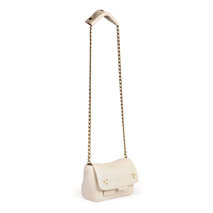 Lulu S Goatskin Leather Bag | Cream- Product image n°6