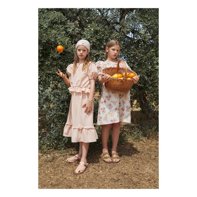 Langes Kleid Palermo | Seidenfarben