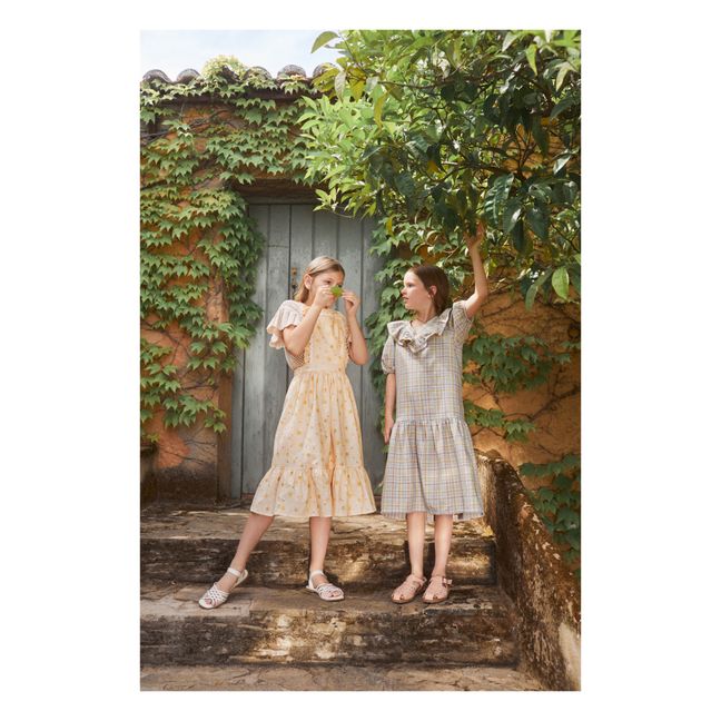 Kleid aus Bio-Baumwolle Constanza | Salbei