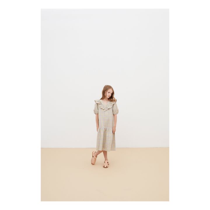 Constanza Organic Cotton Dress | Salvia- Imagen del producto n°4