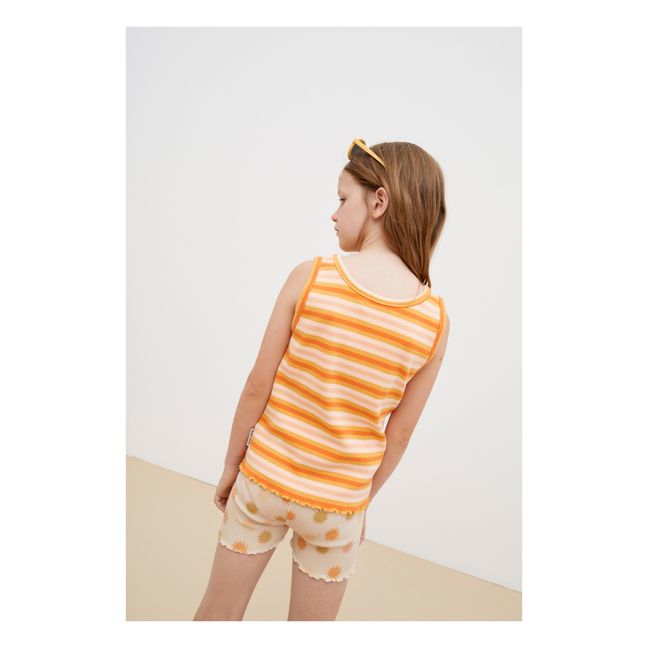 Camiseta de tirantes Better Cotton Initiative Guido | Naranja