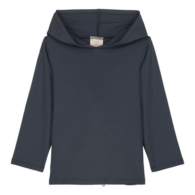 Janeiro Anti UV Hooded Econyl T-Shirt | Azul Gris