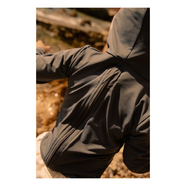 Janeiro Anti UV Hooded Econyl T-Shirt | Azul Gris