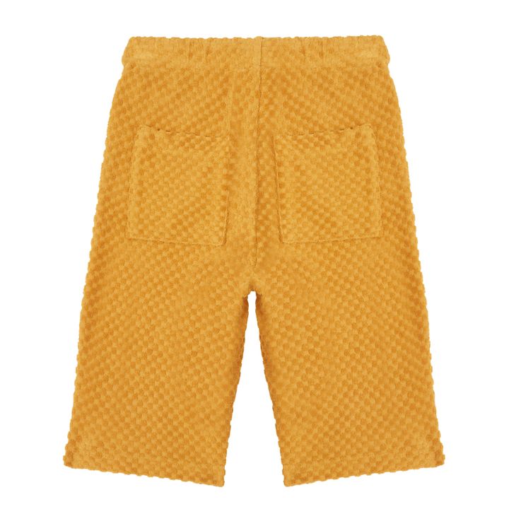 Pantalón corto de felpa | Ocre- Imagen del producto n°1