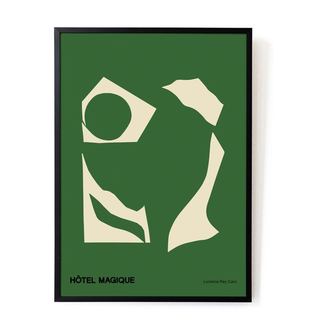 Affiche A3 Recortes par Lucrecia Rey Caro | Vert
