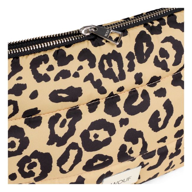 Pochette matelassée Agathe | Léopard