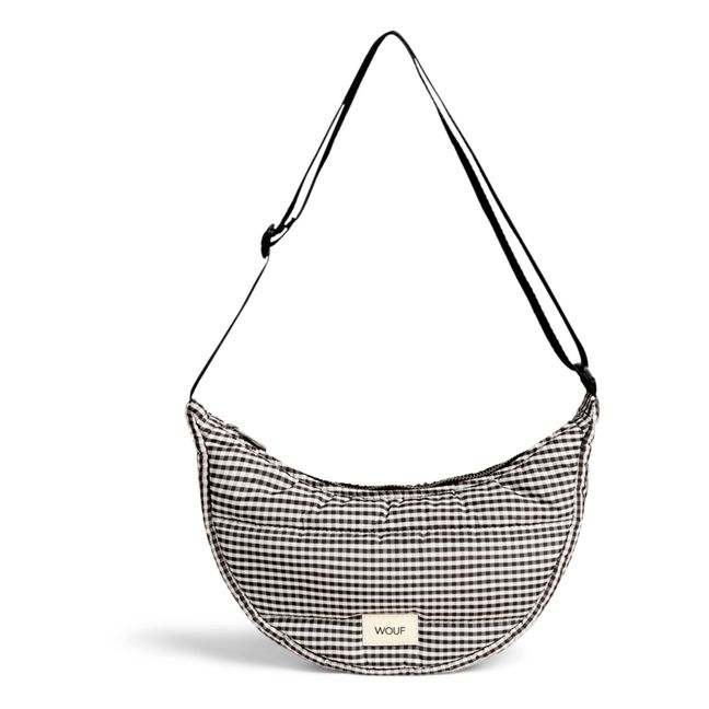 Gesteppte Crossbody-Tasche Chloe | Noir/Blanc
