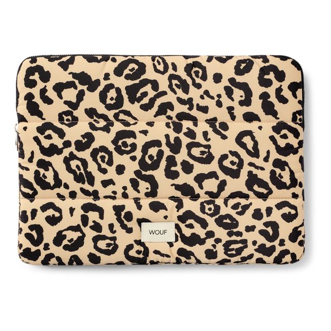 Funda acolchada para portátil de 13" y 14" Agathe | Leopardo