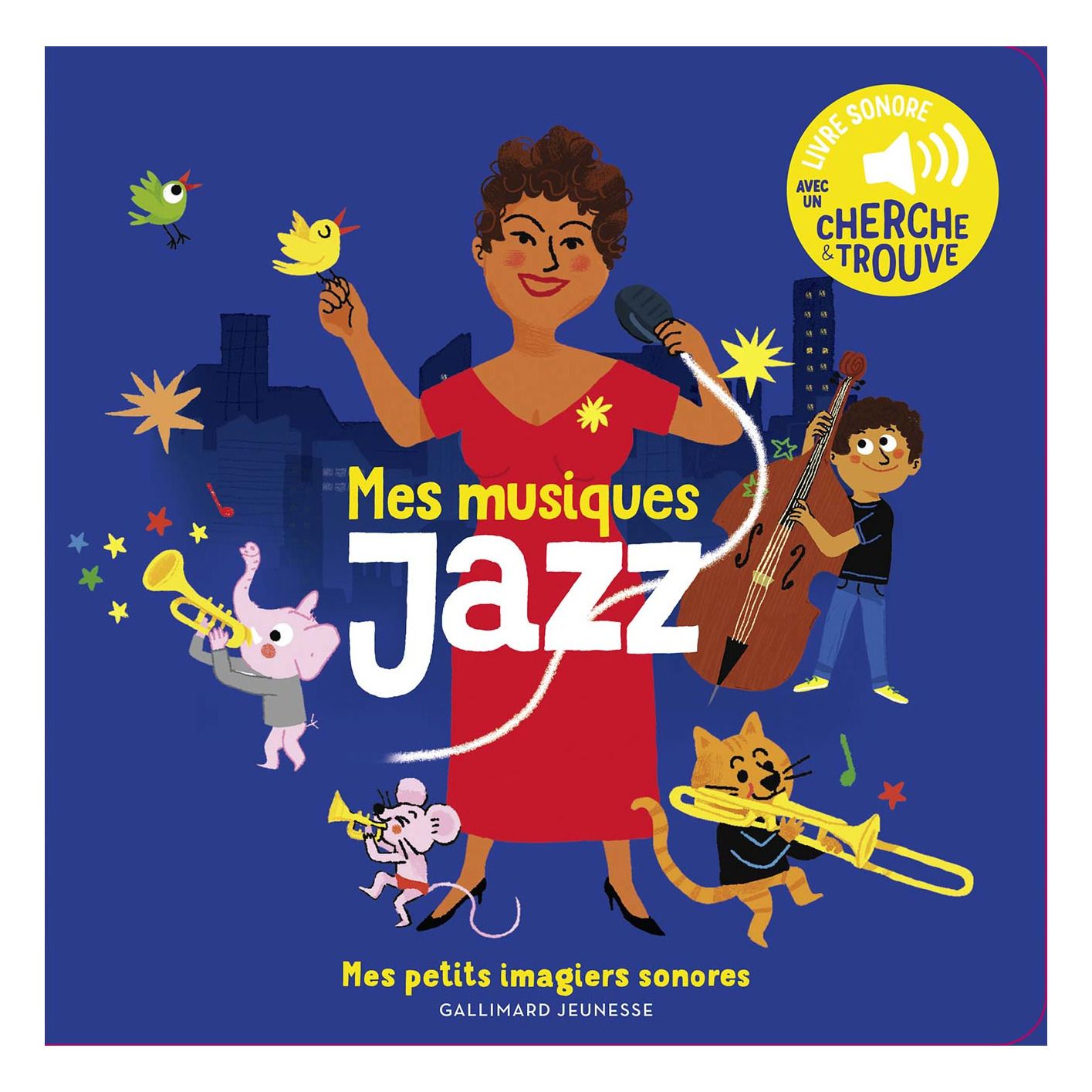 Gallimard Jeunesse - Libro dei suoni della musica jazz - Charlotte