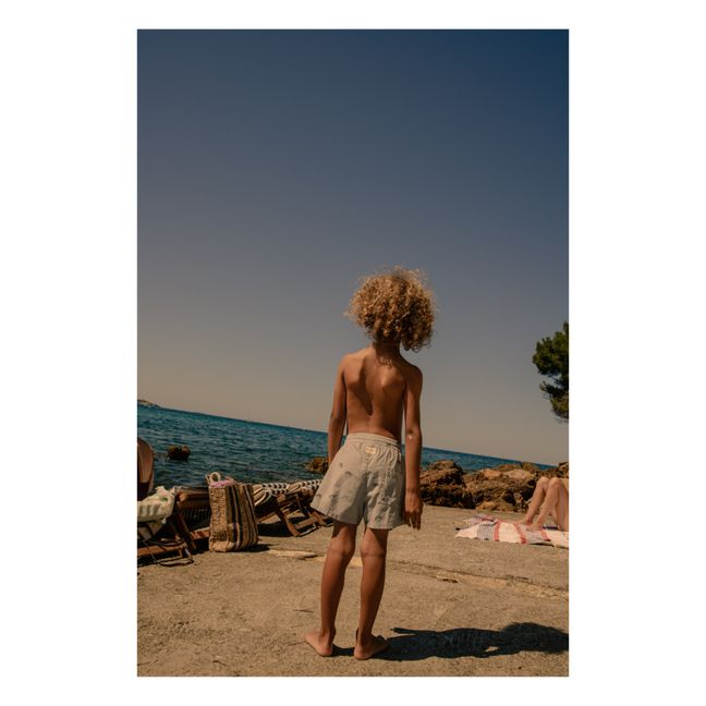 Chico Organic Cotton Swim Shorts | Azul Gris