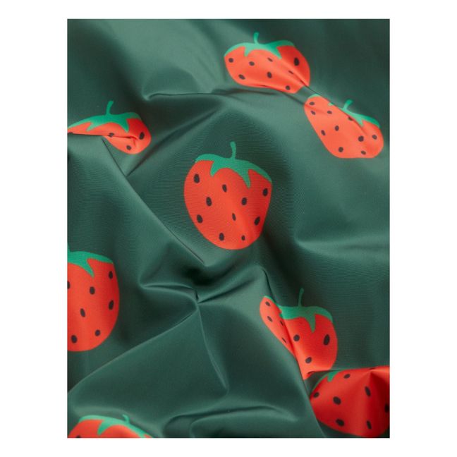 Recycled Polyester Strawberry Jacket | Chrome green