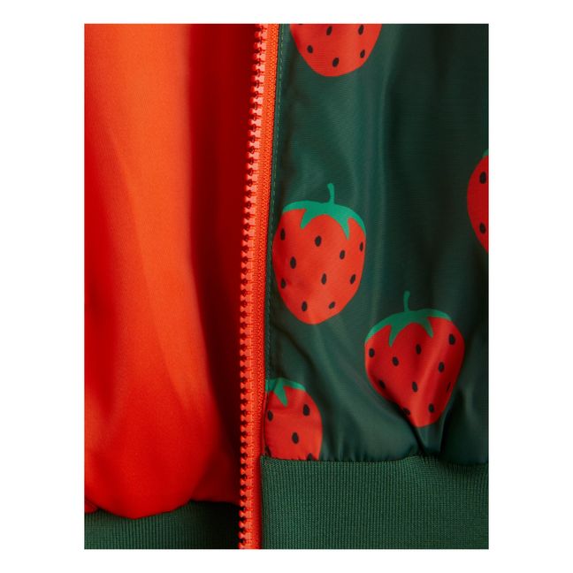Recycled Polyester Strawberry Jacket | Verde Abeto