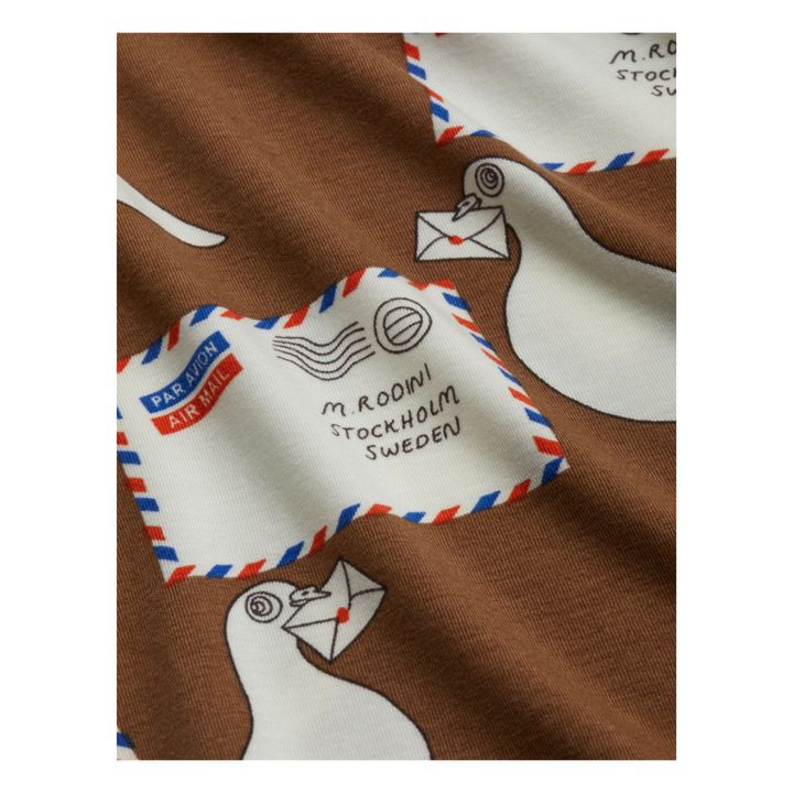 T-shirt Tancel Pigeon | Marron- Image produit n°2