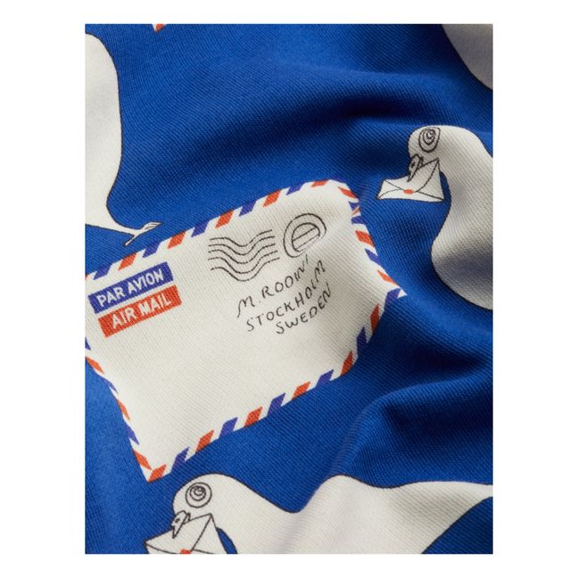 Organic Cotton Pigeon Sweatshirt | Royal blue