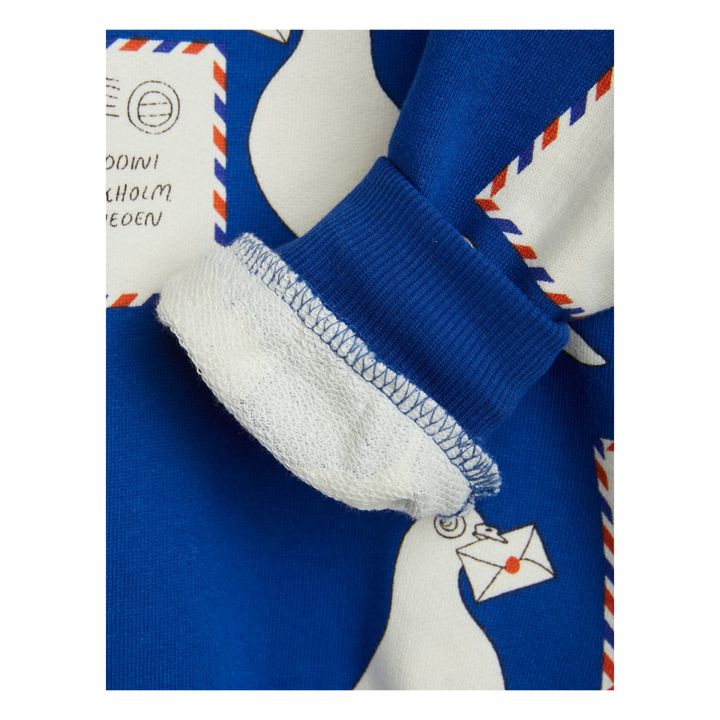 Organic Cotton Pigeon Sweatshirt | Royal blue- Product image n°2